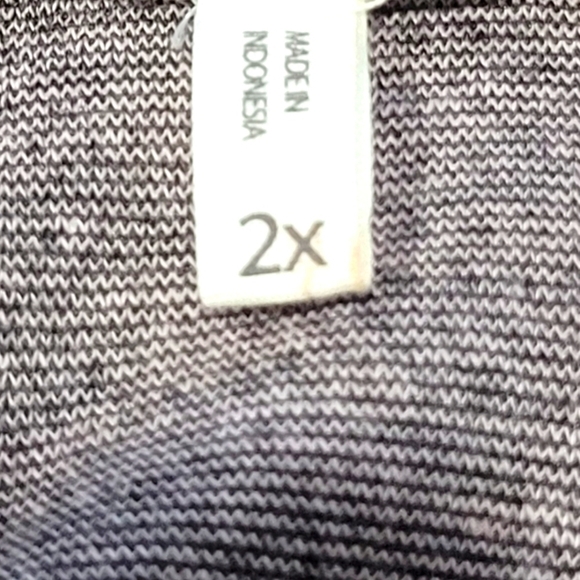 MAURICES Sz 2X Plus Size Buffalo Plaid Cozy Knit Flannel Button Down Shirt - Picture 6 of 6